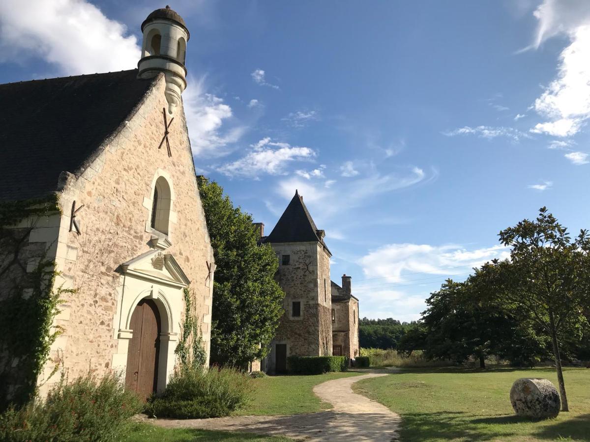 Manoir De Jouralem Panzió Blaison Kültér fotó